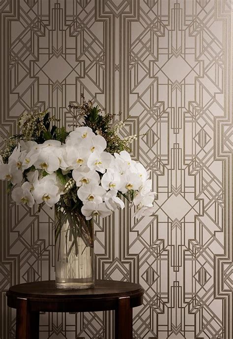 The Great Gatsby Iconic Art Deco Wallpaper Design Wallcovering