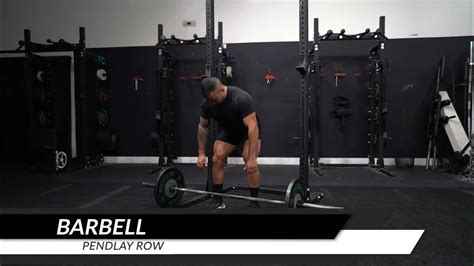 Barbell Pendlay Row Youtube