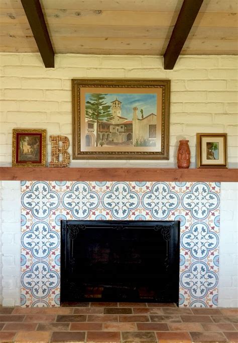 Mexican Tile Fireplace Surround Fireplace Guide By Linda