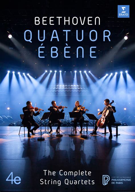 les quatuors de beethoven par les Ébène une seconde intégrale magnifique cette fois en vidéo