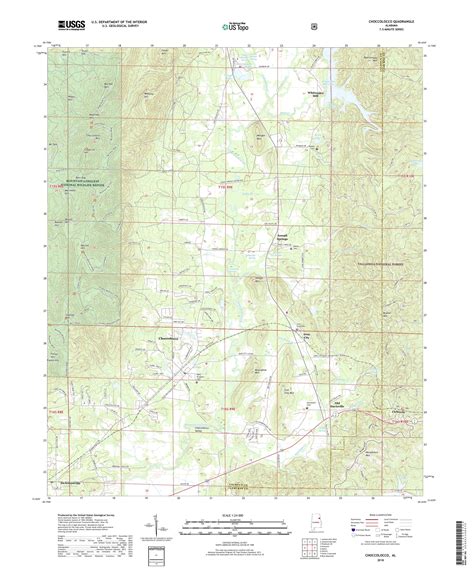 Mytopo Choccolocco Alabama Usgs Quad Topo Map