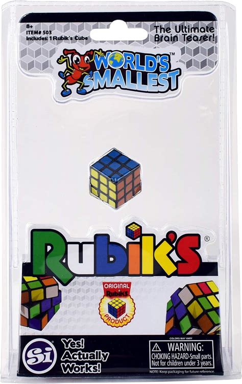 Worlds Smallest Toys Rub Rubiks Cube Multicoloured Uk