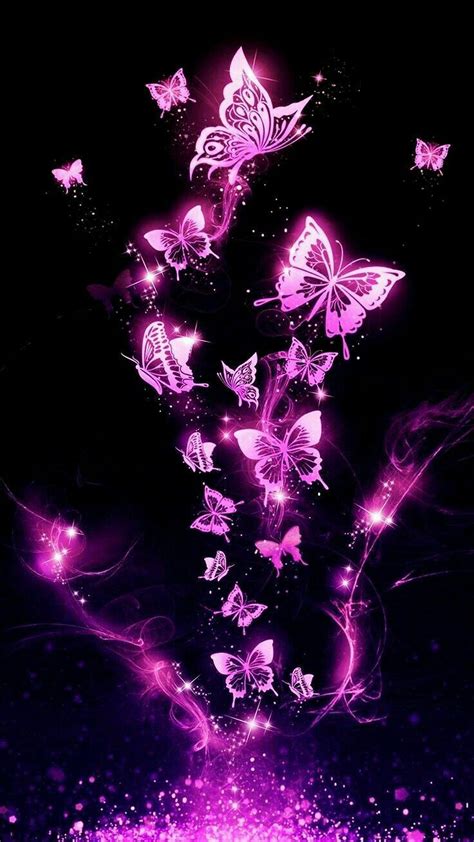 Abstract Design Purple Butterfly Wallpaper Love Wallpaper Backgrounds Butterfly