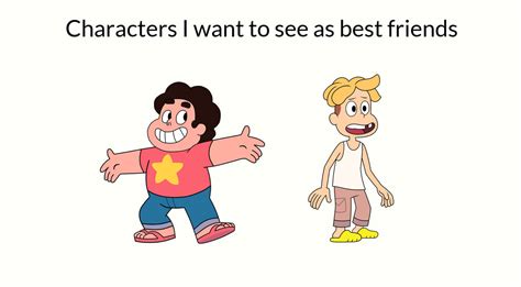 Steven Universe And Peedee Fryman As Best Friends By Tito Mosquito On