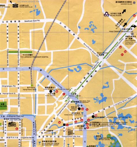 Beijing Chaoyang Map 1 B Zoom Chaoyang Partial Map By The Beijing