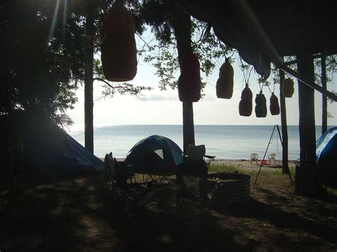 Experience Beachfront Camping At Harrisville State Park