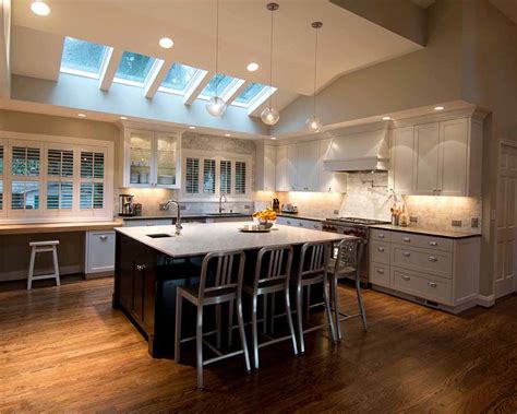 Vaulted ceilings or any ceiling with a sloping feature will benefit from a large spread of light. Kitchen Track Lighting Vaulted Ceiling | Home Lighting ...