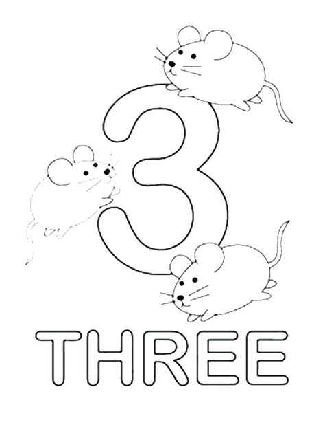 Number 1 Coloring Pages For Preschoolers At Free