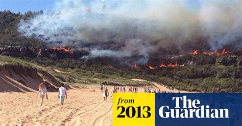 bushfires threaten sydney s northern beaches bushfires the guardian