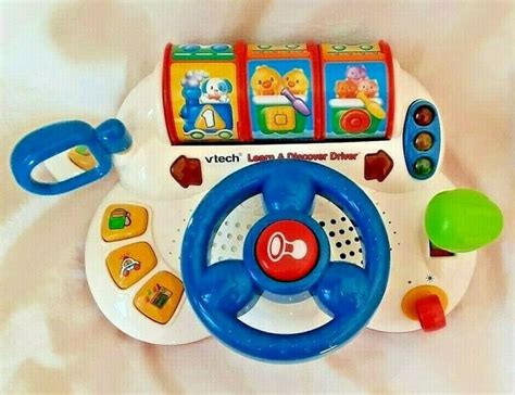 Vtech Learn And Discover Driver Interactive Toy Letters Numbers Lights Musical Ebay In 2021