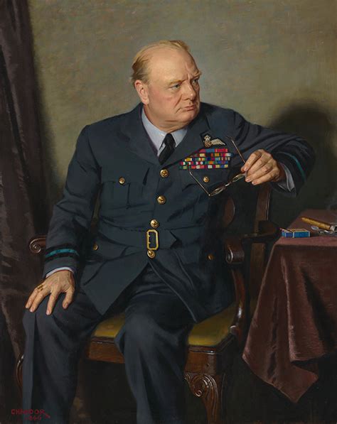 80th Birthday Portrait Winston Churchill Winston Churchill 80th