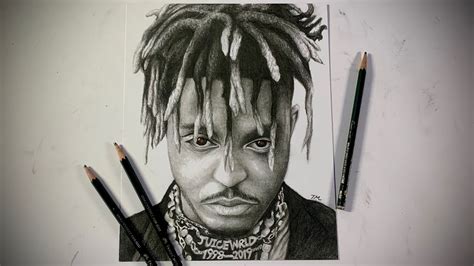 Magical massacre's artwork is this. Juice Wrld Tribute Drawing - YouTube