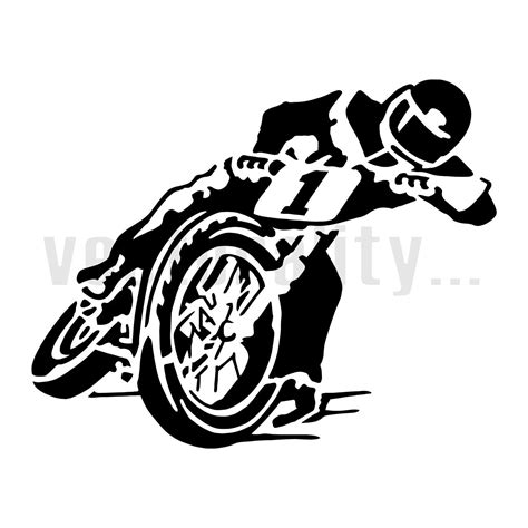 Speedway Racing Svg Silhouette Cameo Projects Art File Racing Bikes