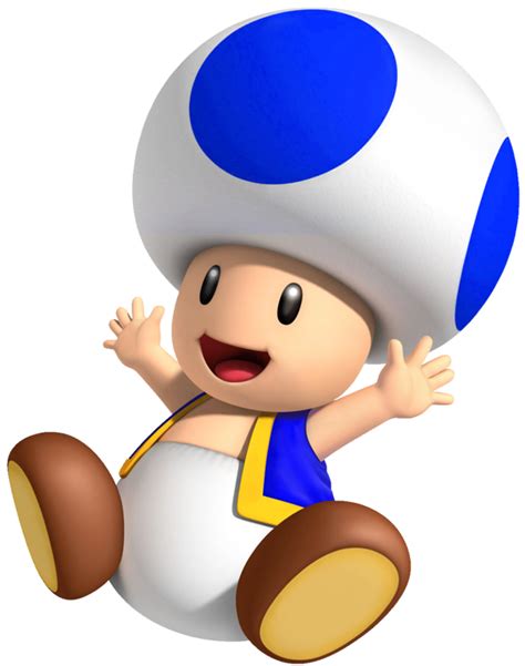 Blue Toad New Super Mario Bros Super Mario 3d Super Mario Party