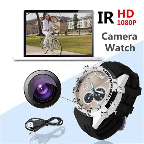 Spy Watch Camera With Full Hd Ir Led 32gb Memory Cool Mania