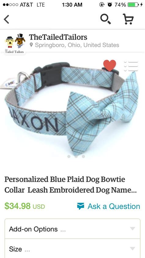 Fav Dog Collar Dog Bowtie Collar And Leash Bow Tie Collar