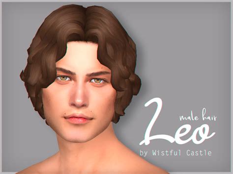 The Sims Resource Leo Hair By Wistfulcastle Sims 4 Hairs