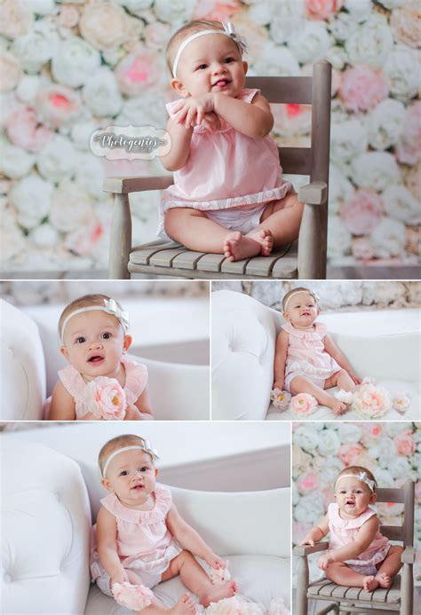 Avas Sitting Up Session A Girly Six Month Photo Shoot Baby