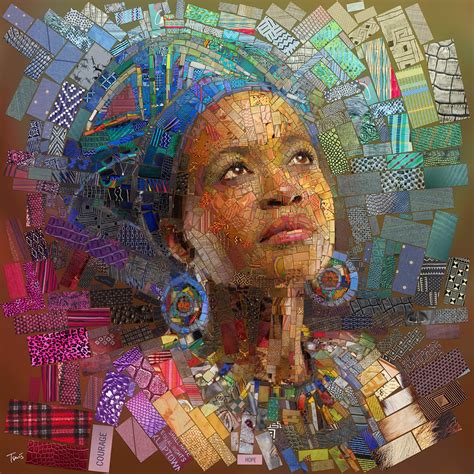 Visual Designer Charis Tsevis Creates Mosaic Portraits Inspired By