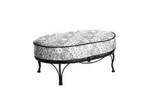 Meadowcraft Athens Deep Seating Wrought Iron Cuddle Ottoman Md265380001