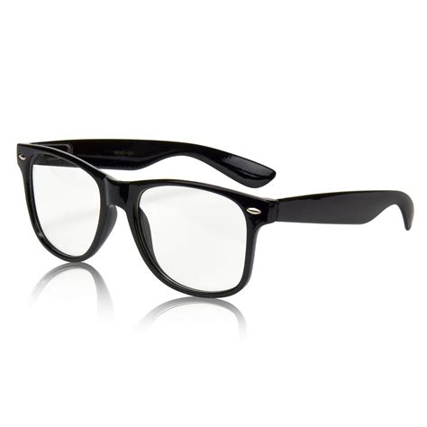 buy non prescription nerd glasses black clear lens for women and men uv 400 online at desertcartuae