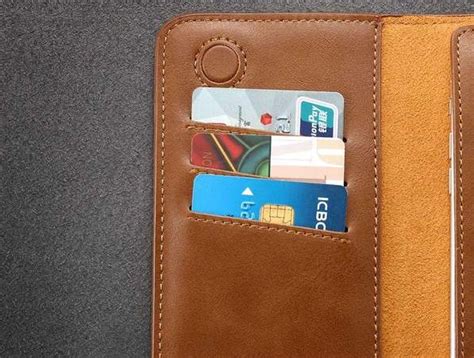 Floveme Genuine Leather Universal Mobile Phone Wallet Case Wallet