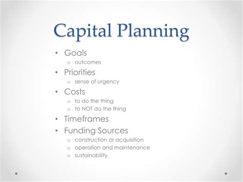 Ppt Capital Planning Powerpoint Presentation Free Download Id2033489