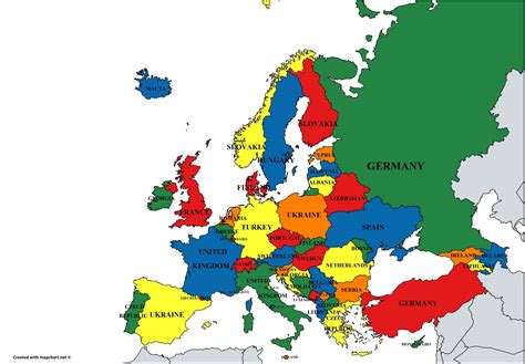 European Countries By Share Of Total Europe S Nominal Gdp Oc Europe