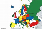 European countries as European countries of most similar population ...