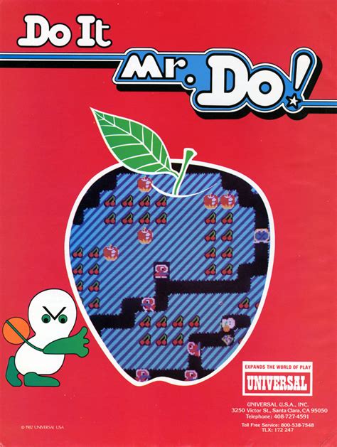 The Arcade Flyer Archive Video Game Flyers Mr Do Universal