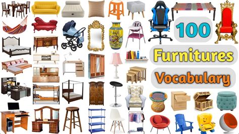Furniture Vocabulary Ll Furniture Names In English With Pictures Ll Furnitures In English
