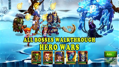 Hero Wars All Bosses Walkthrough Eagle Eye Gaming Youtube