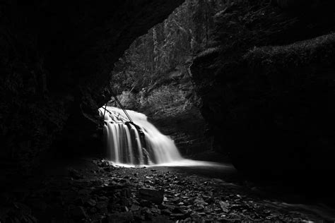 Waterfall In A Cave Chilby Photography