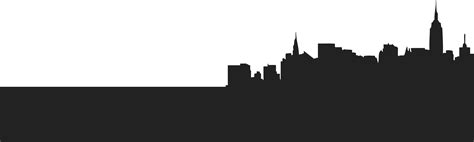 New York City Skyline Silhouette Clip Art City Png Download 8000