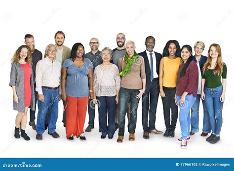 Diverse Group People Standing Concept Stock Photo Image Of Business