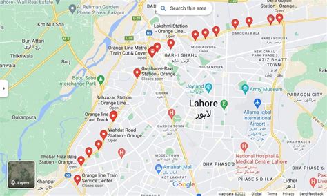 Orange Line Train Route Lahore Stations Timings And Ticket Info