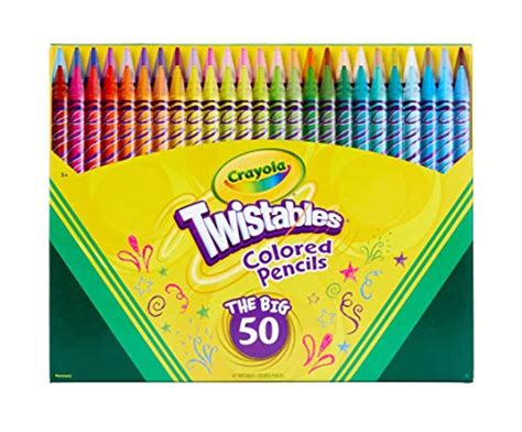 Crayola Twistables Colored Pencils 50 Count