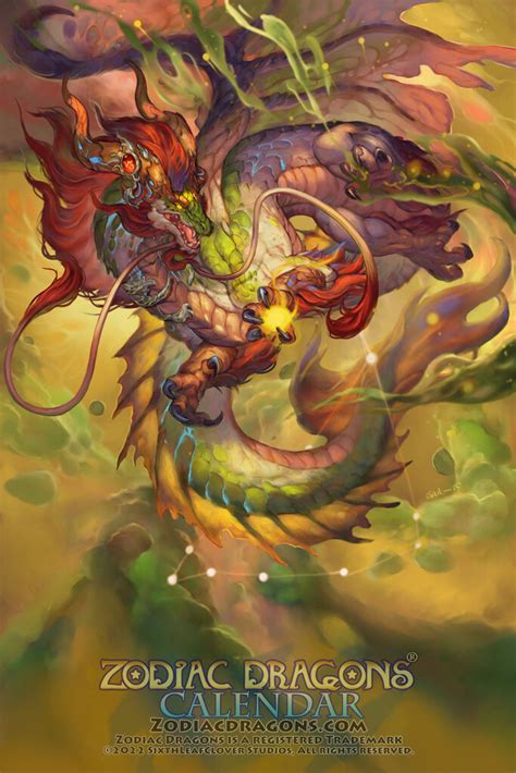 Artstation 2023 Zodiac Dragons Capricorn