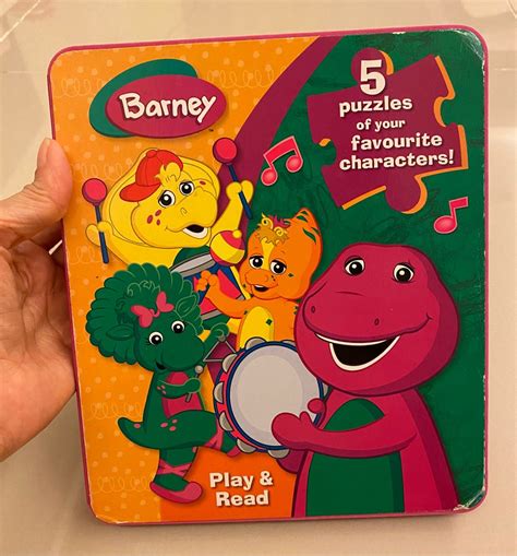 Barney Play And Read 5 Puzzles Book Hobbies And Toys Books And Magazines