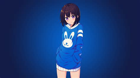 Blue Bunny Girl Anime 4k Hd Anime 4k Wallpapers Images Backgrounds Photos And Pictures