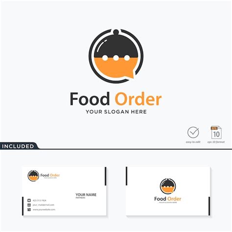 Premium Vector Food Order Logo Design