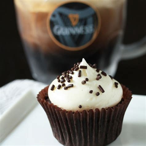 Guinness Cupcakes Recipe Yummly Recipe Baking With Beer Baking