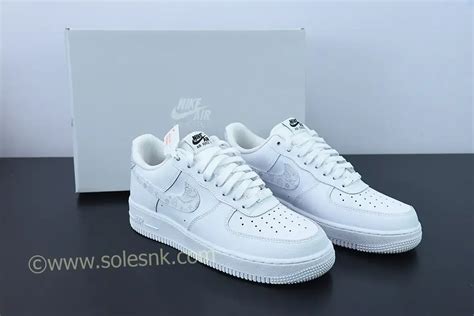 Nike Air Force 1 Low “white Paisley” Whitegrey Fog Dj9942 100 Solesnk