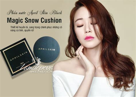 But apparently it's better if you use both. Phấn nước April Skin Black Magic Snow Cushion của Hàn - DHP