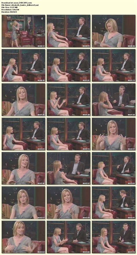 Nackte Elizabeth Banks In The Late Late Show With Craig Kilborn