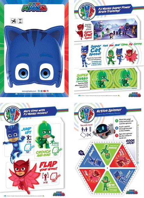 Pj Masks Activity Pack Awesome Con
