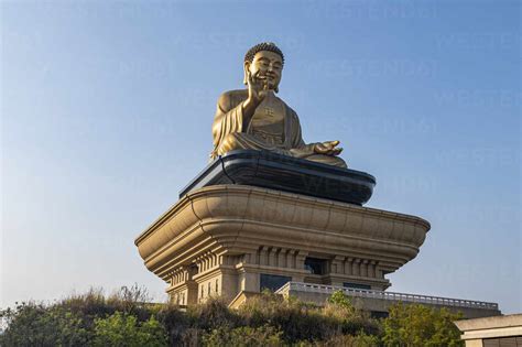 Taiwan Dashu District Kaohsiung Golden Buddha Statue In Fo Guang