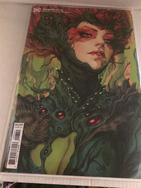 2022 Dc Comics Poison Ivy Artgerm Minimal Trade Variant Cover 3 On