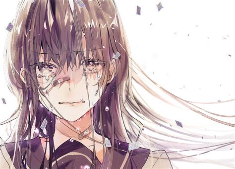 Anime Girl Crying Sad Anime Girl Anime Child Anime Ar