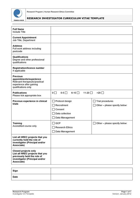 48 Great Curriculum Vitae Templates And Examples Templatelab